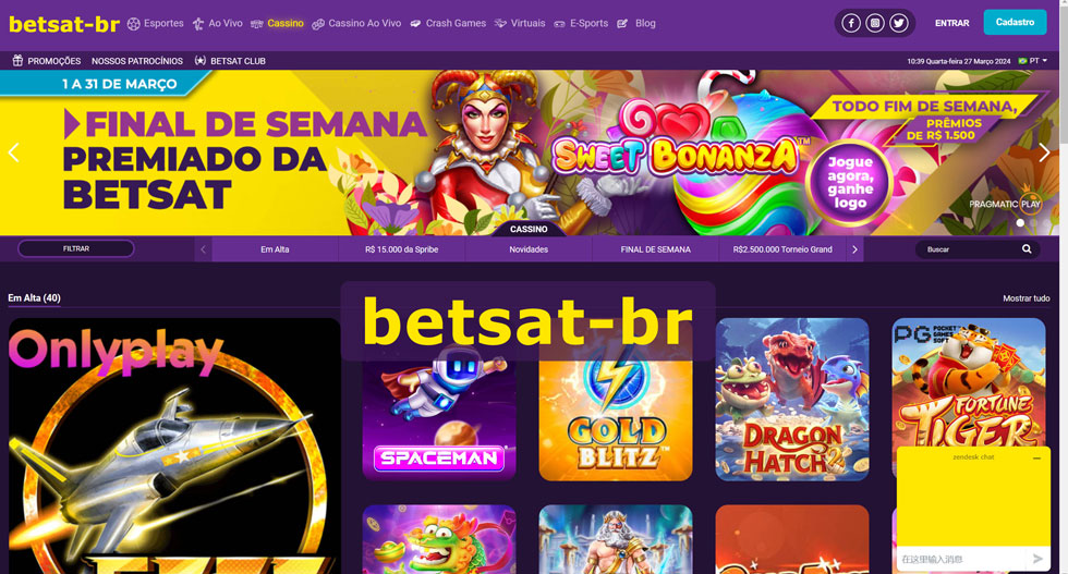 Desenvolvimento do Betsat Casino