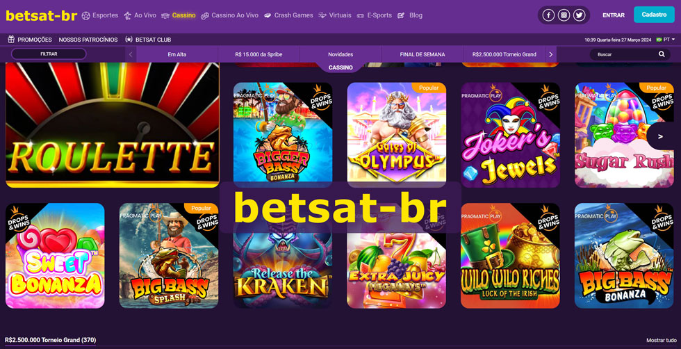 Jogos Disponíveis no Betsat Casino